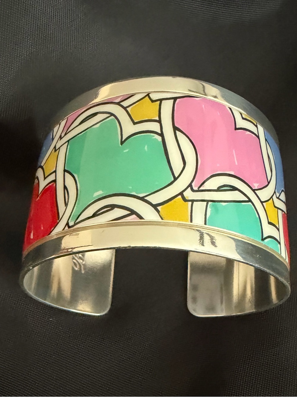 Brighton Heartfelt Hues Multicolor Cuff Bracelet NWT
